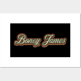 Boney James Vintage Text Posters and Art